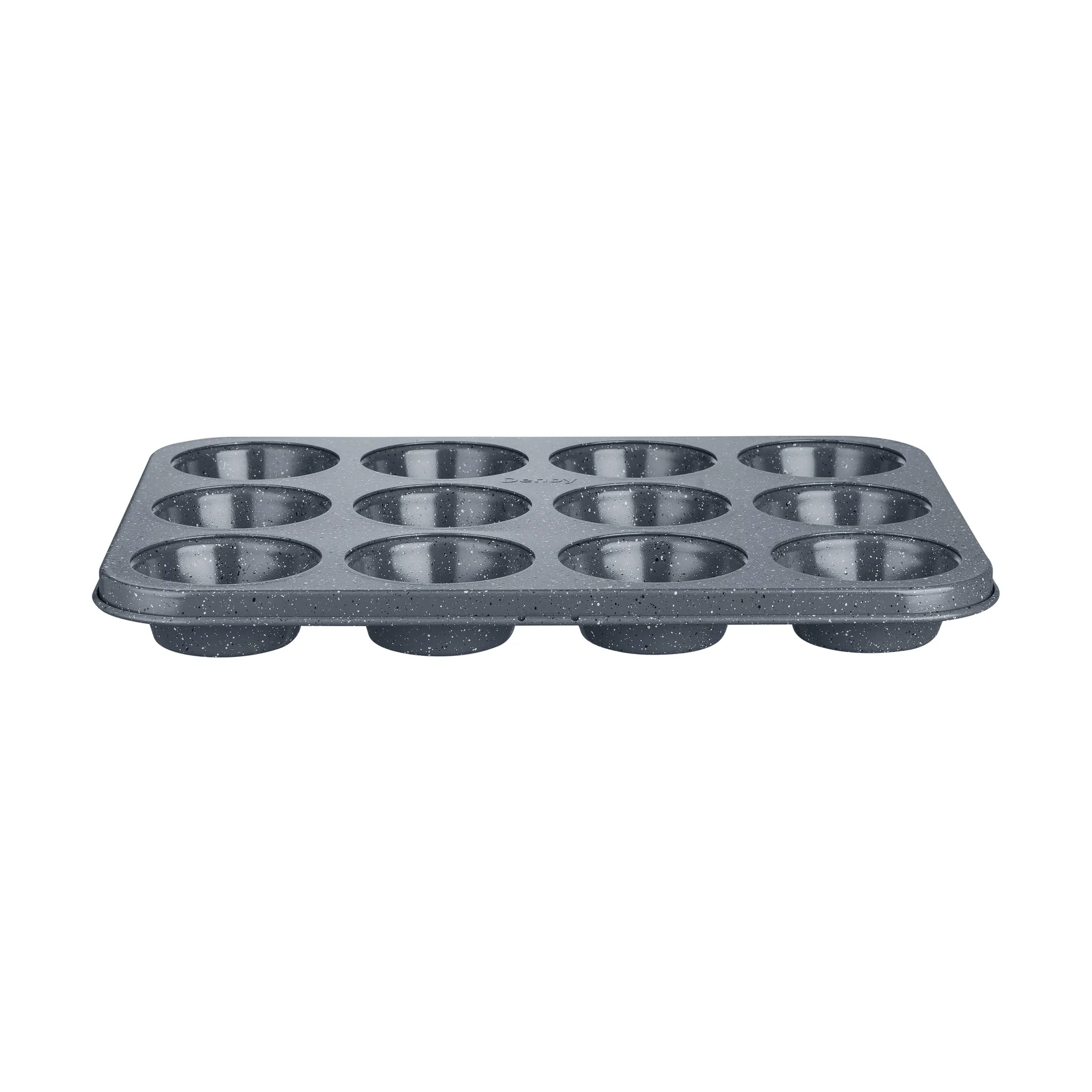 Molde para muffins Quantanium Finish, Gris, 12 uds. Denby
