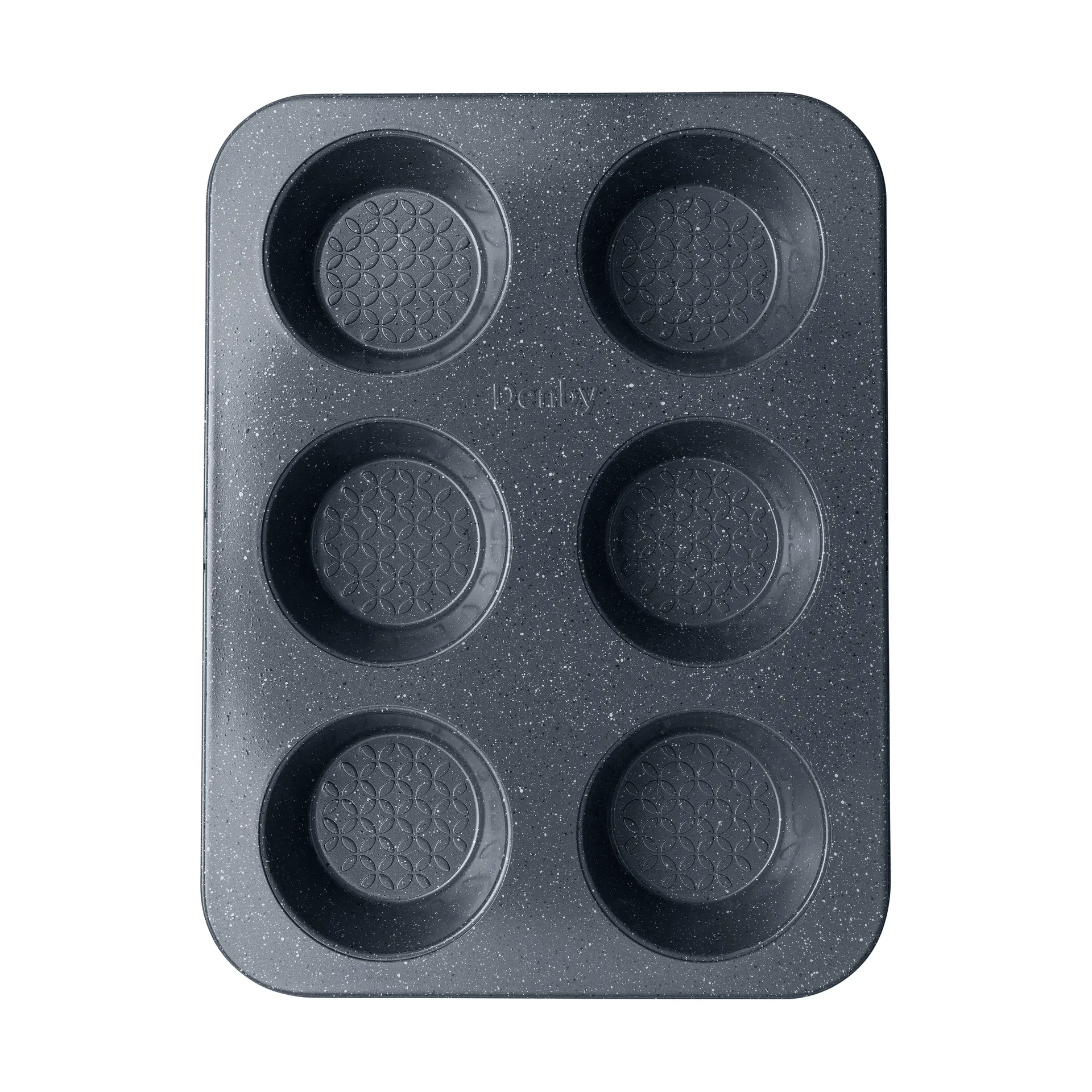 Molde para muffins Quantanium Finish, Gris, 6 uds. Denby