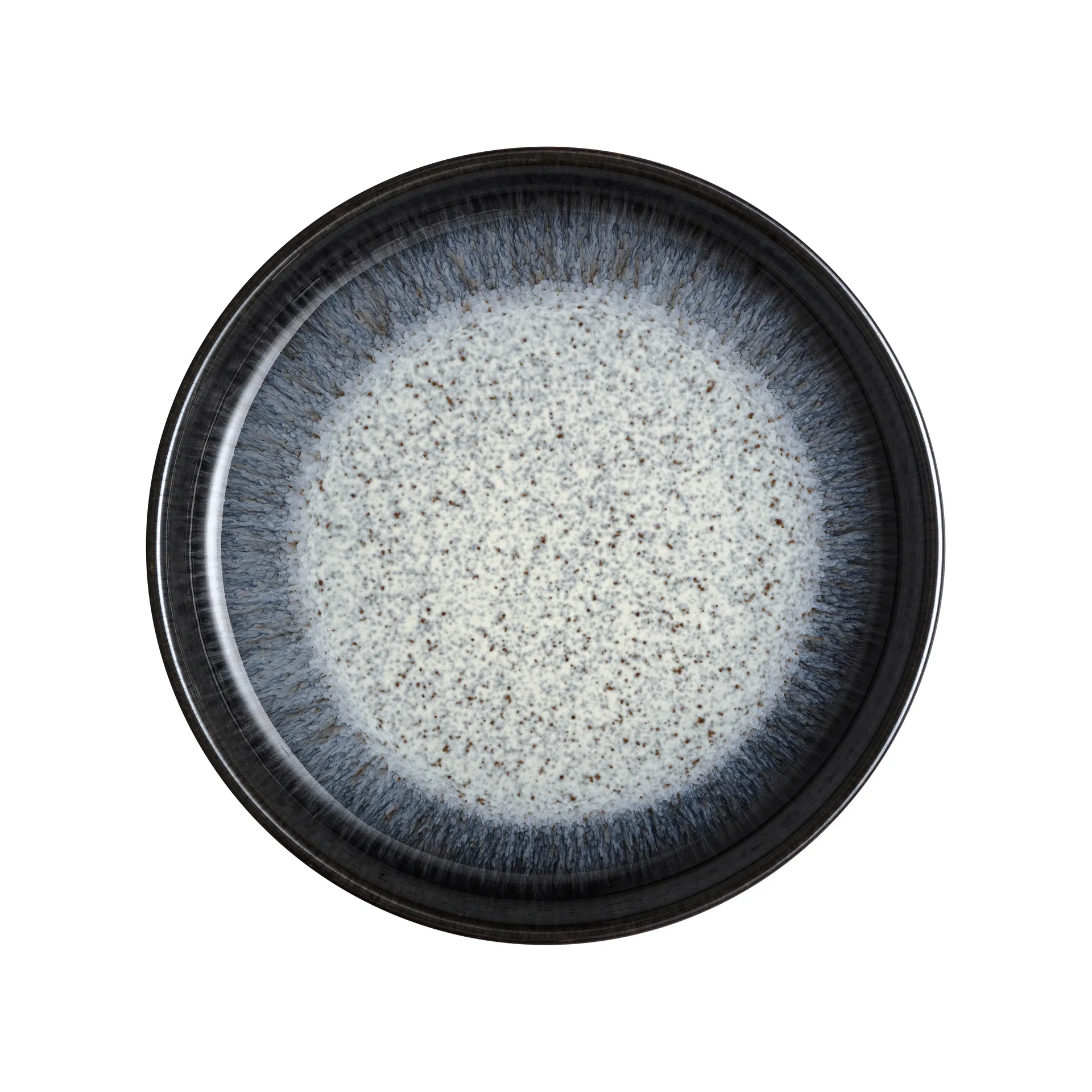 Platillo Halo Coupe 17 cm, azul-gris-negro Denby