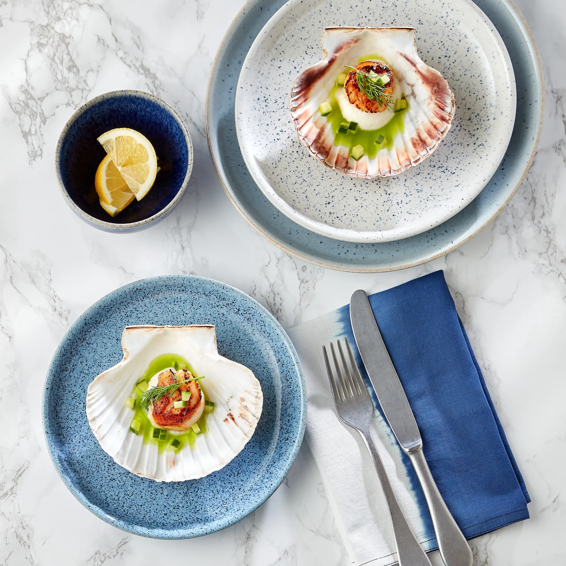 Platillo Studio Blue 17 cm, Flint Denby