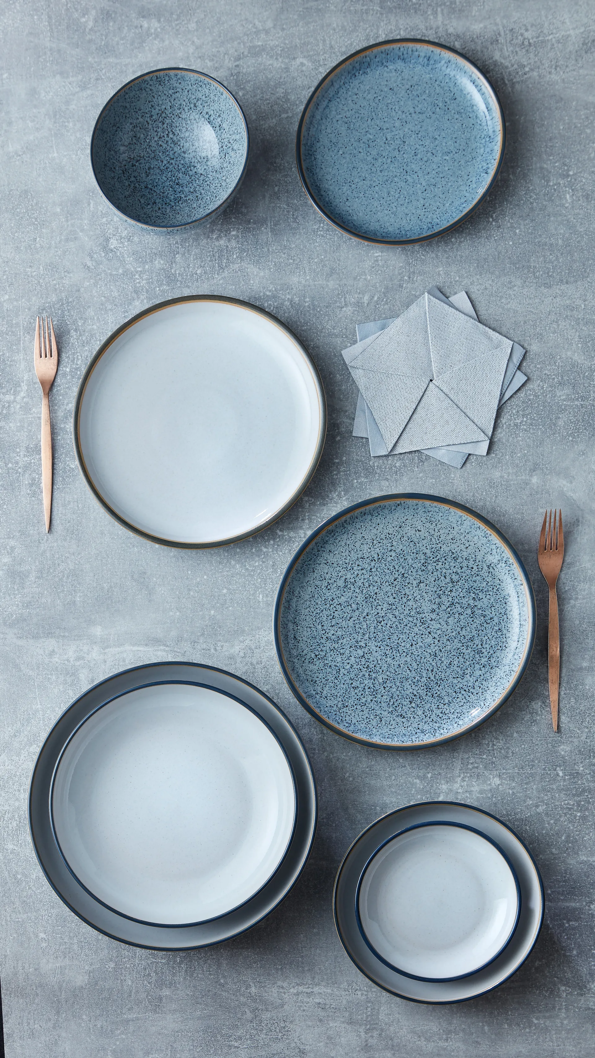 Platillo Studio Grey coupe 17 cm, Granite Denby