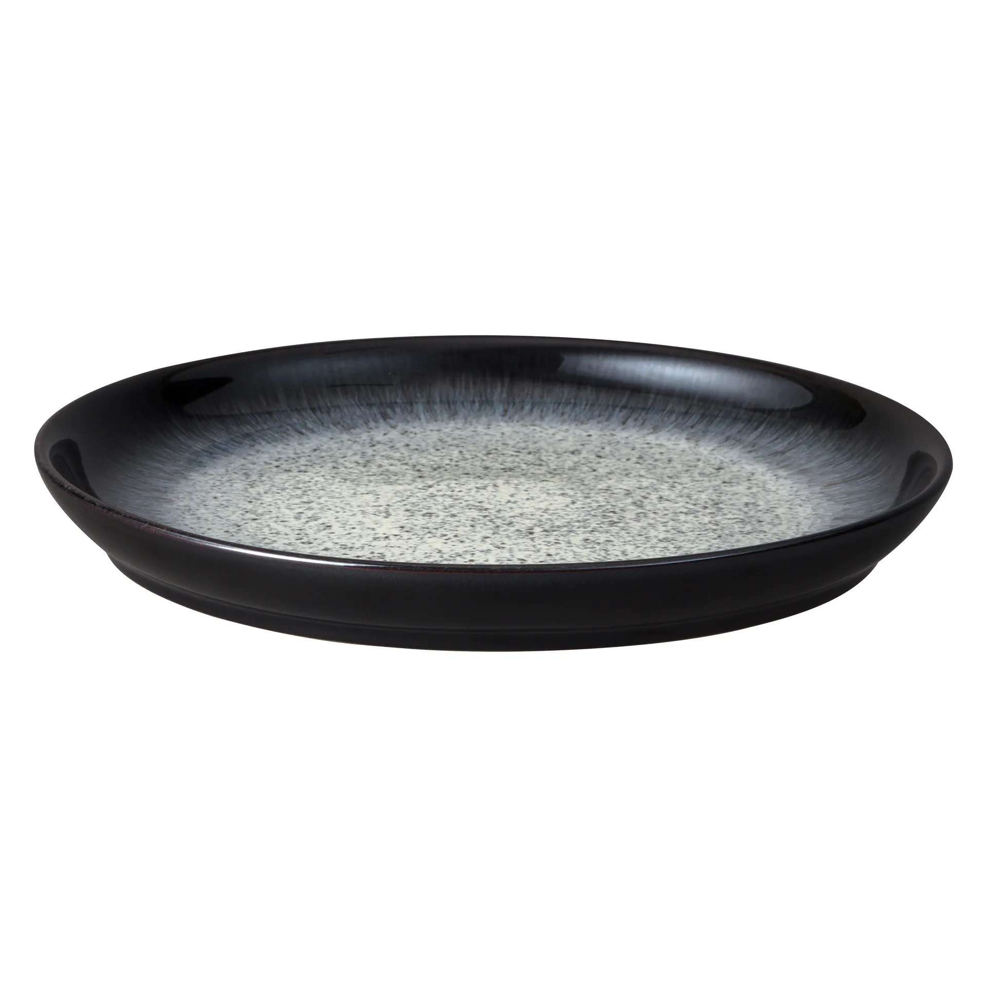 Plato Halo Coupe 26 cm, azul-gris-negro Denby