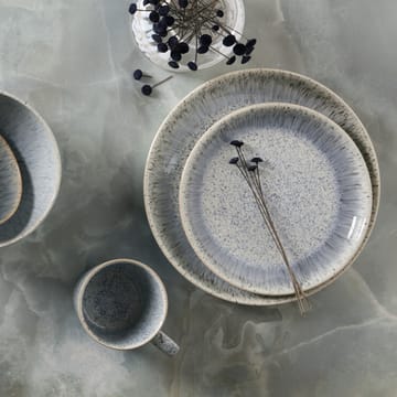 Plato Halo Speckle coupe 21 cm - gris-marrón - Denby