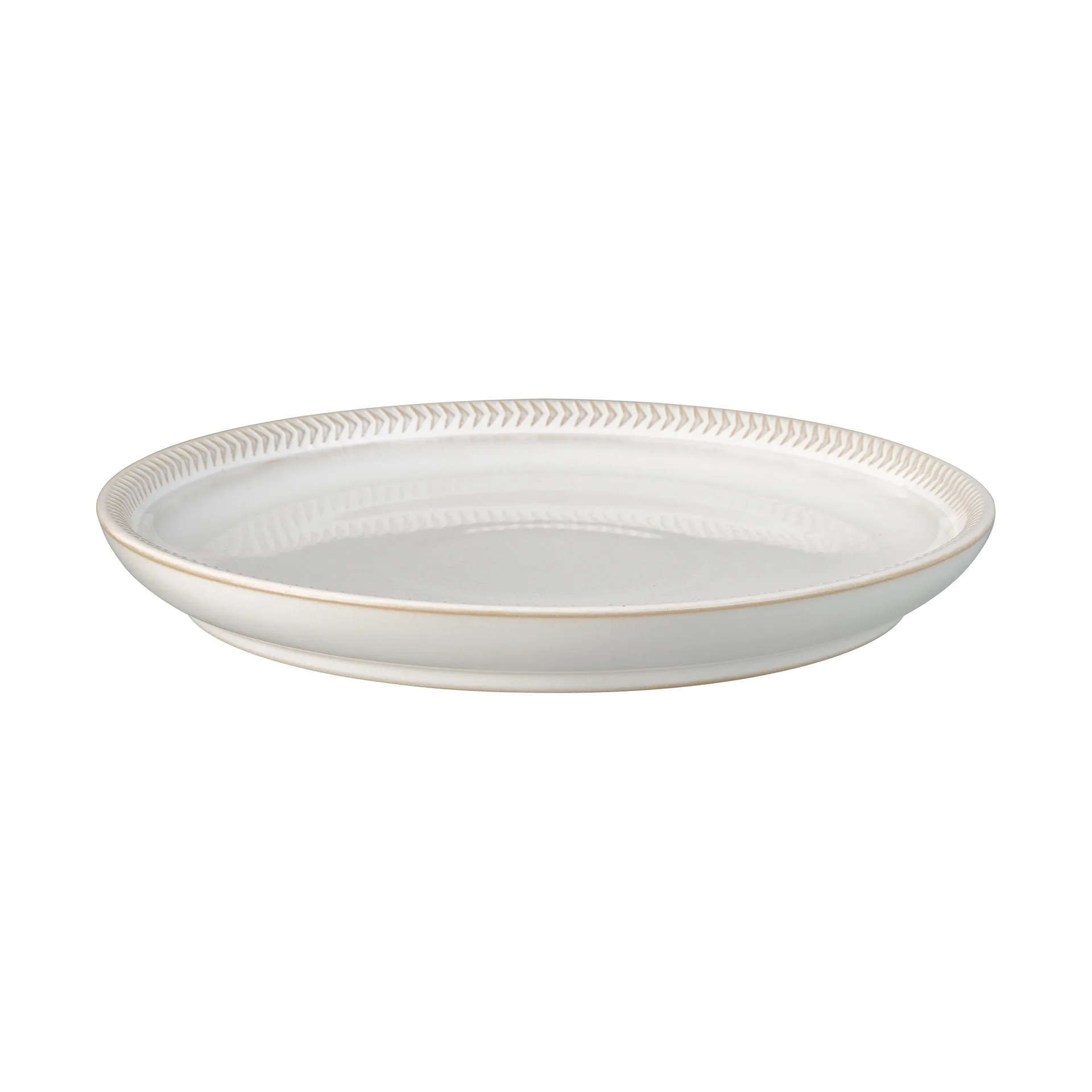Plato Natural Canvas coupe 21 cm, Textured Denby