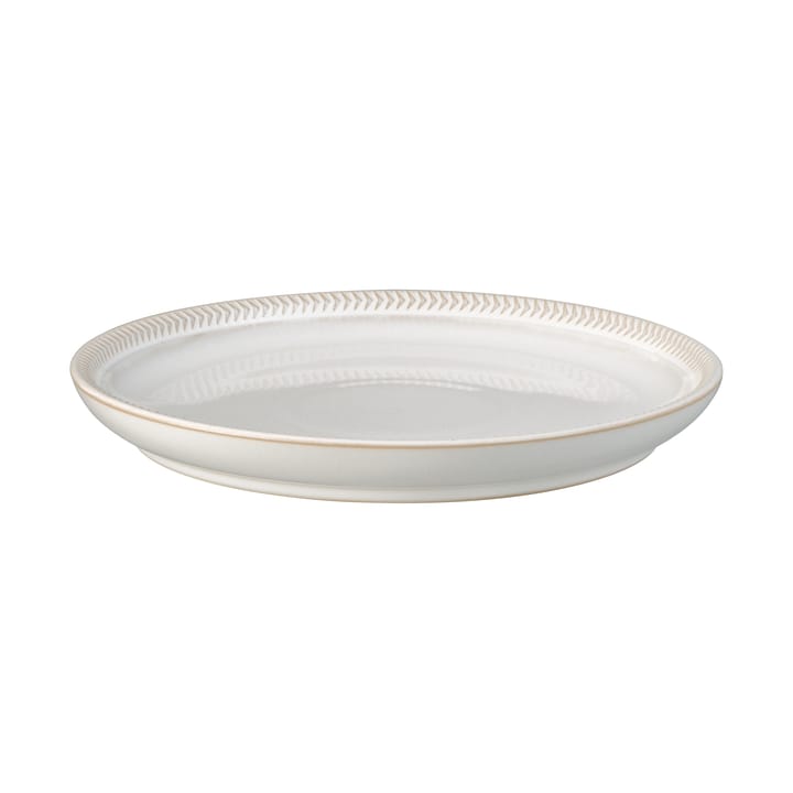 Plato Natural Canvas coupe 21 cm - Textured - Denby