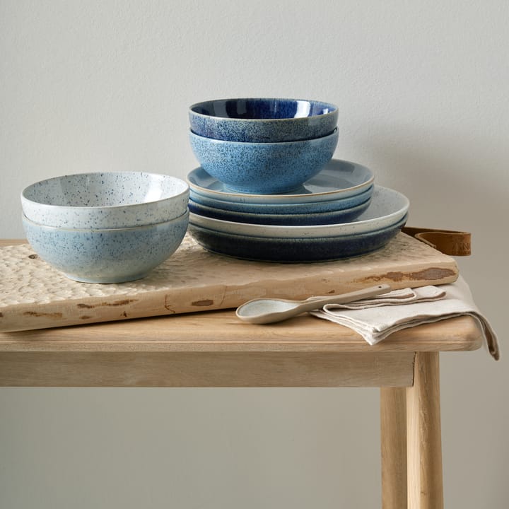 Plato Studio Blue coupe 26 cm, Chalk Denby