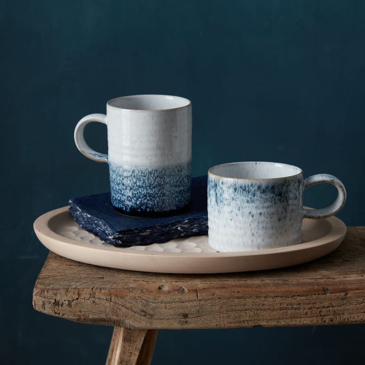 Taza Kiln blue ridged small, 29,5 cl Denby