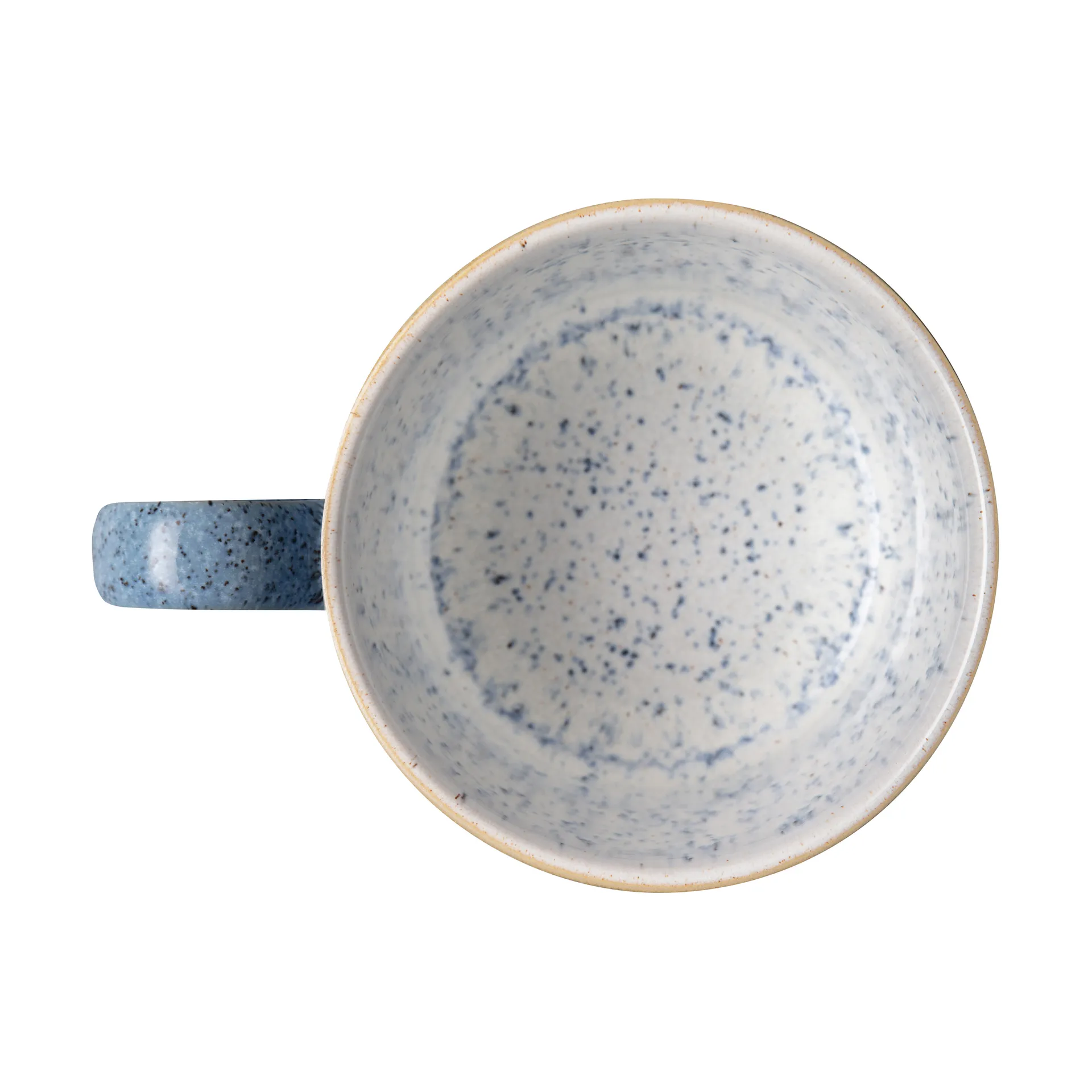 Taza Studio Blue acanalada 40 cl, Flint-chalk Denby