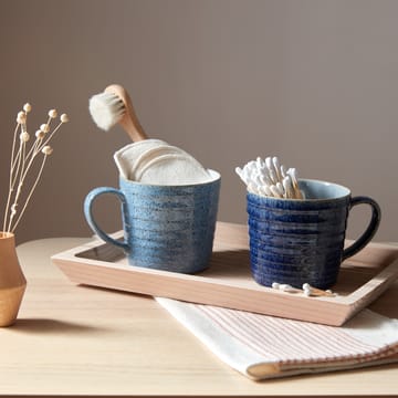 Taza Studio Blue acanalada 40 cl - Flint-chalk - Denby