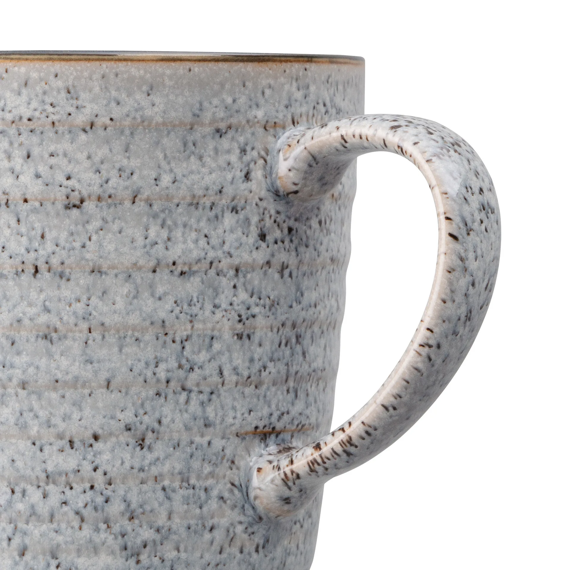Taza Studio Grey acanalada 40 cl, Granite Denby