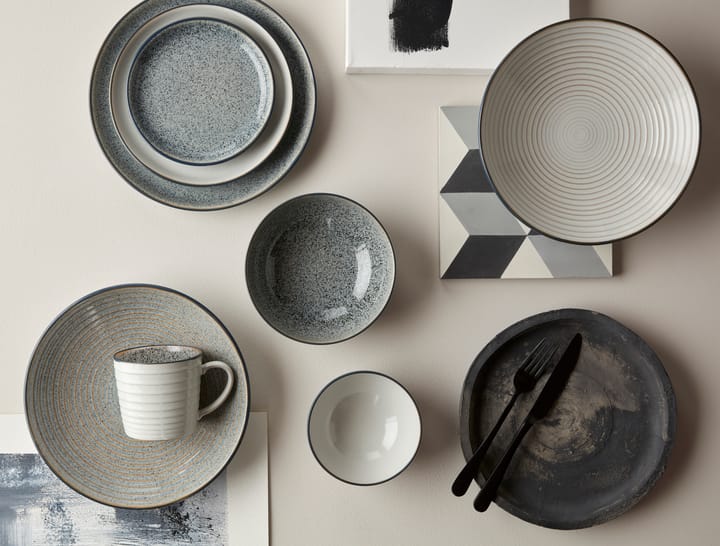 Taza Studio Grey acanalada 40 cl, Quartz Denby