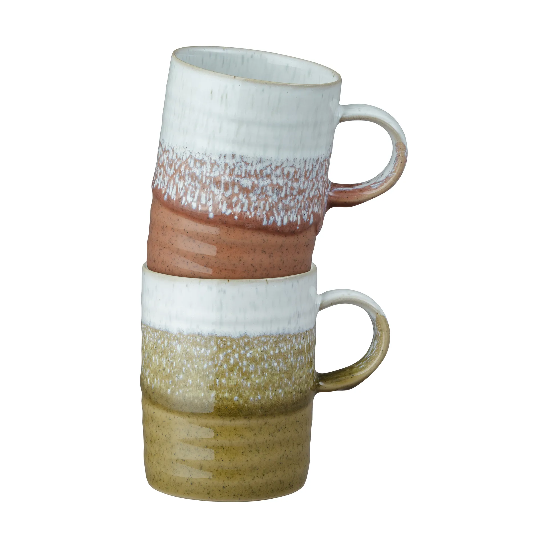 Tazas Kiln Accents 40 cl, 2 piezas, Ochre-rust Denby