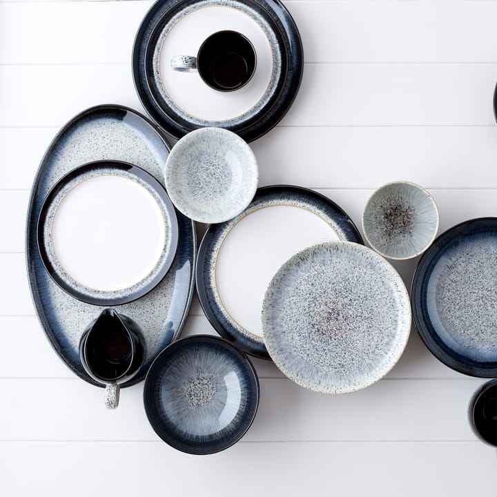 Tazón de cereales Halo 16 cm, azul-gris-negro Denby