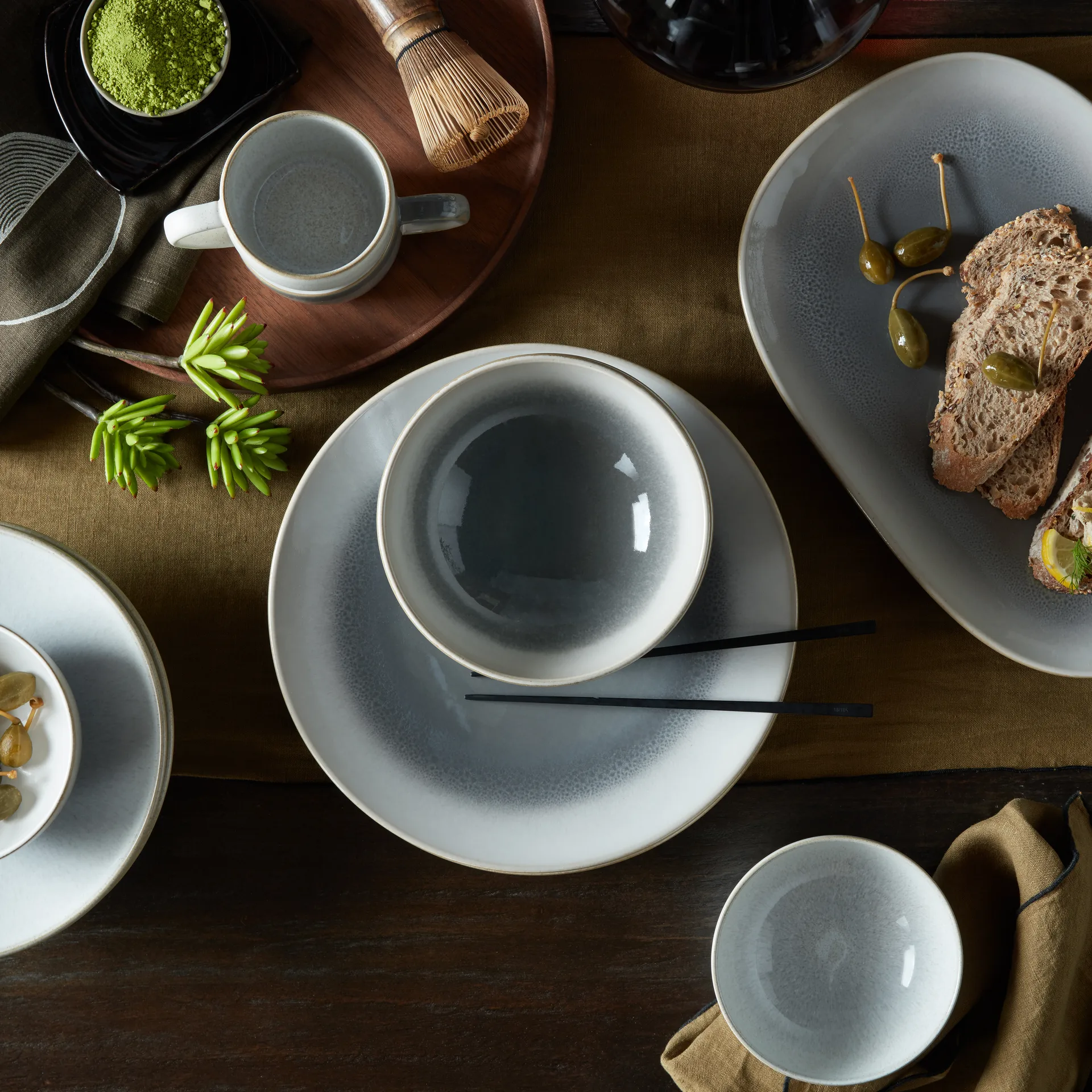 Tazón de cereales Modus Ombre 13,5 cm, gris Denby