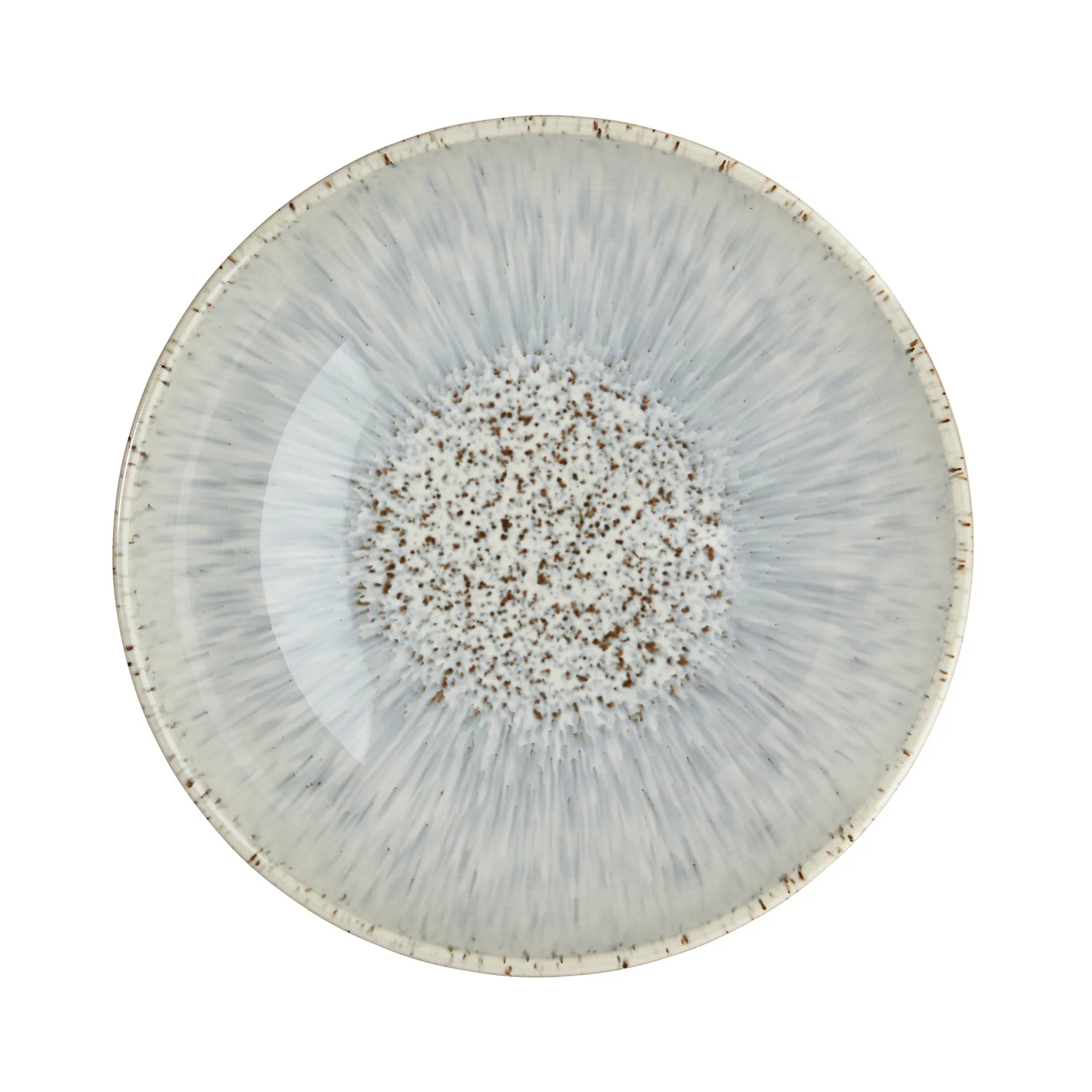 Tazón para cereales Halo Speckle coupe 17 cm, gris-marrón Denby
