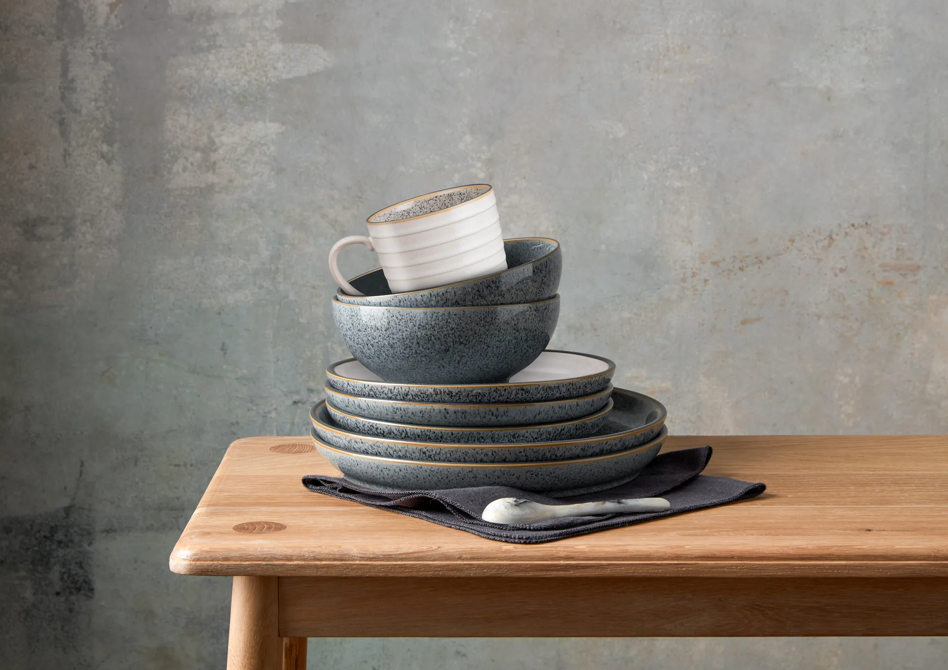 Tazón para cereales Studio Grey coupe 17 cm, Granite Denby