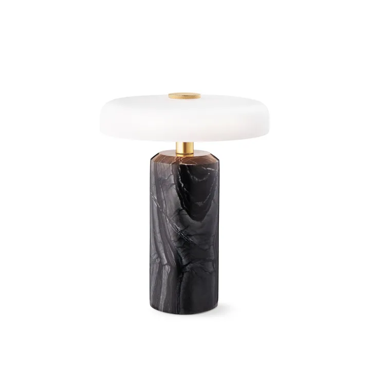 Lámpara de mesa Trip  Ø17x21 cm mármol - Carbón-ópalo mate - Design By Us