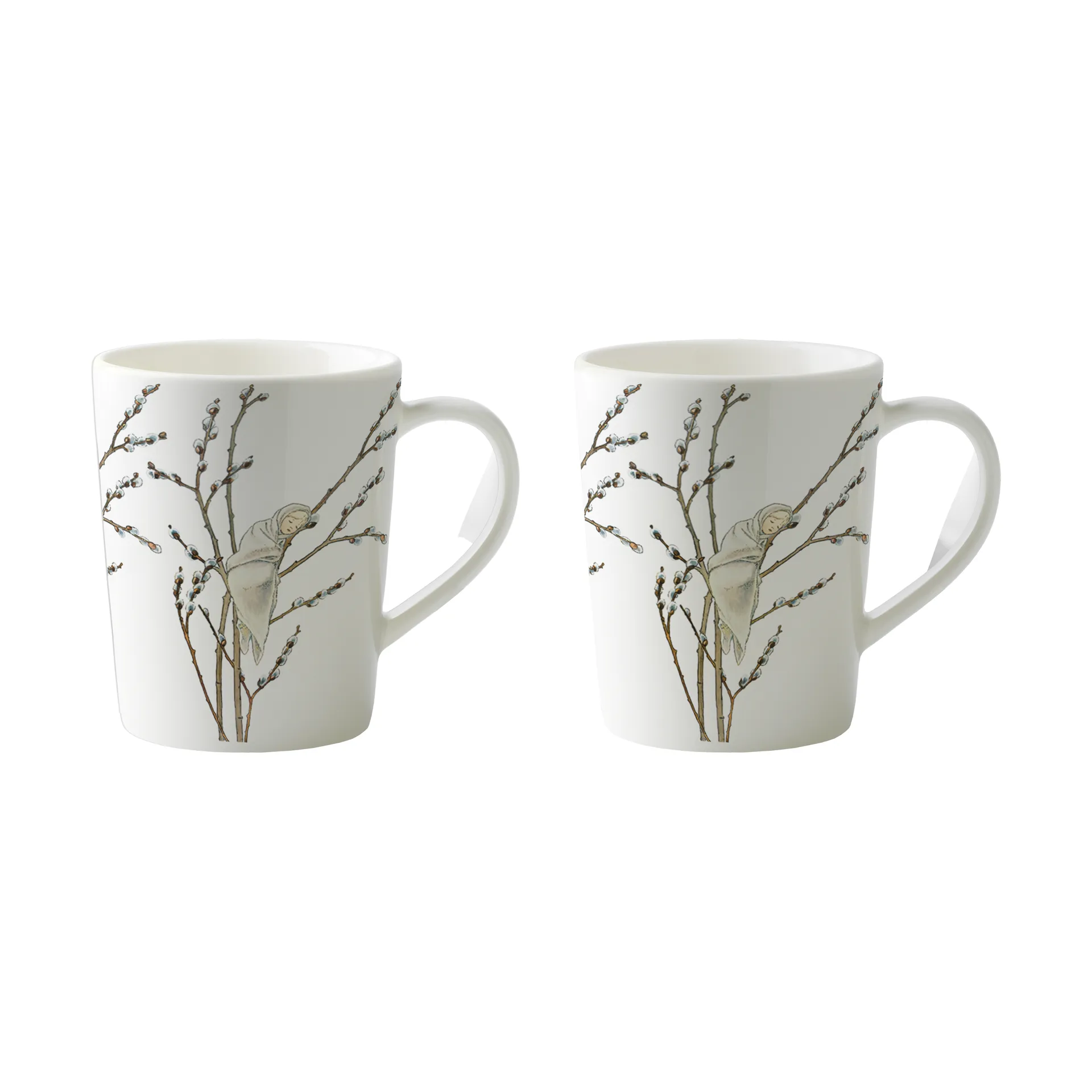 2 Tazas para vino caliente Little Willow 10 cl, Blanco Design House Stockholm