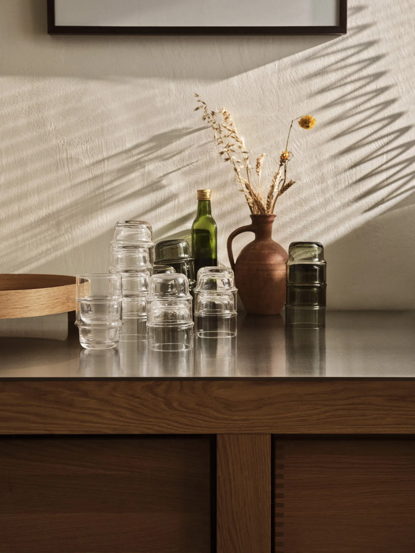 2 Vasos NM& Unda, gris Design House Stockholm