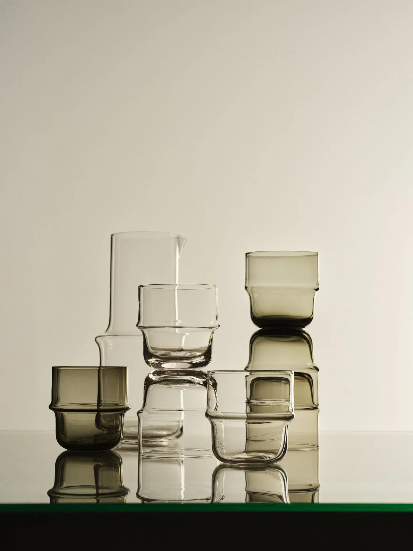 2 Vasos NM& Unda, transparente Design House Stockholm