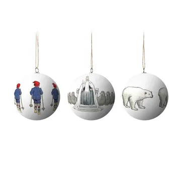 3 Bolas Navidad Elsa Beskow - King Winter - Design House Stockholm