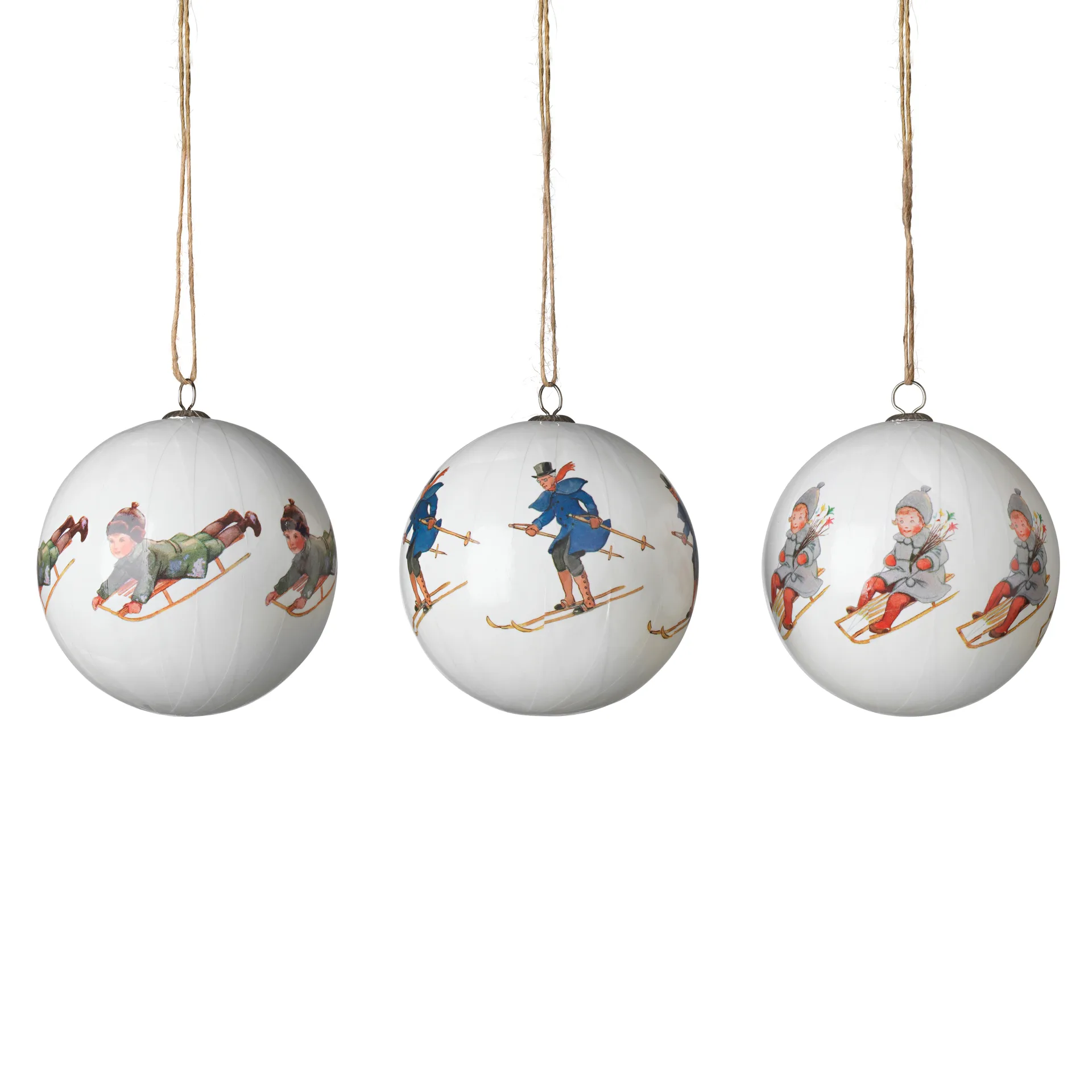 3 Bolas Navidad Elsa Beskow, Set nr 7 Design House Stockholm