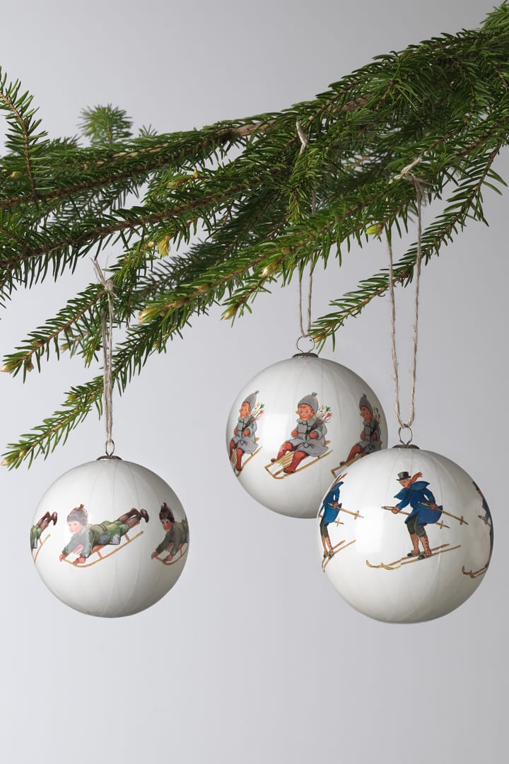 3 Bolas Navidad Elsa Beskow, Set nr 7 Design House Stockholm