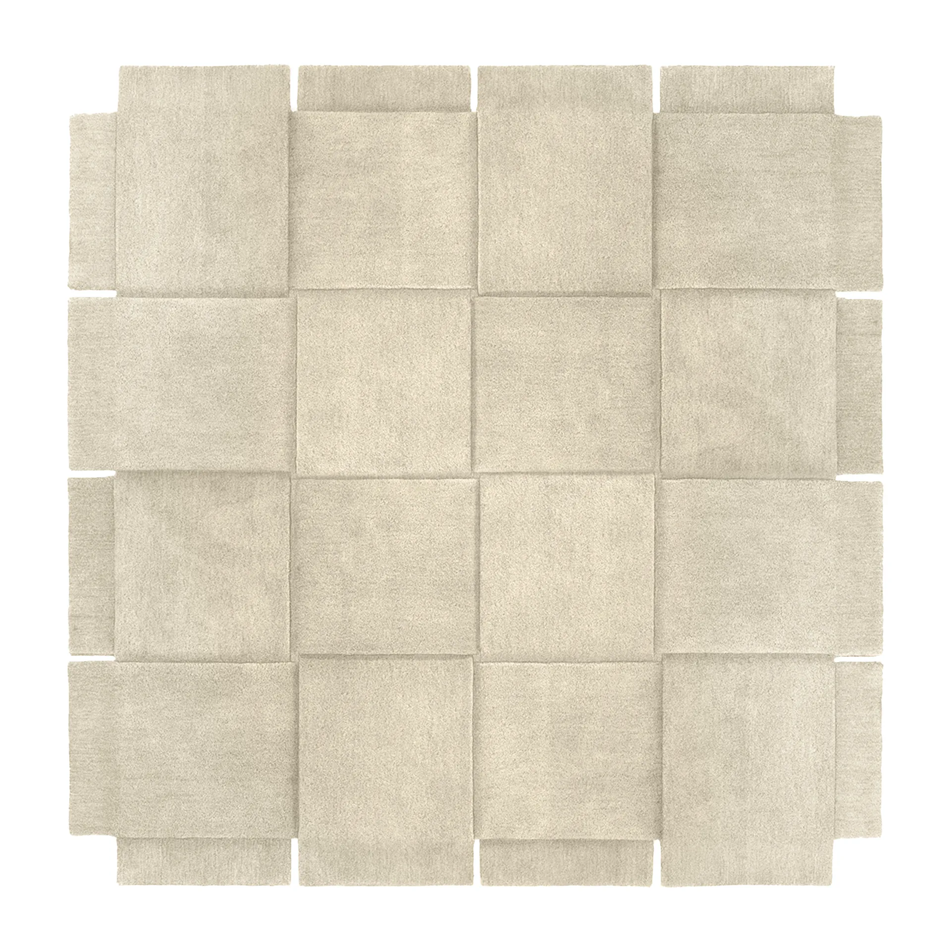 Alfombra Basket beige, 245x245 cm Design House Stockholm