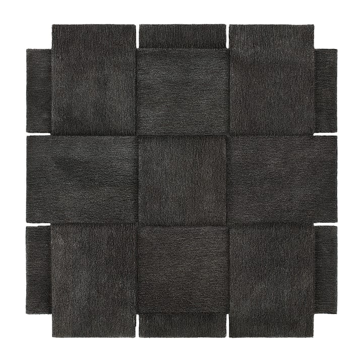 Alfombra Basket gris oscuro - 180x180 cm - Design House Stockholm