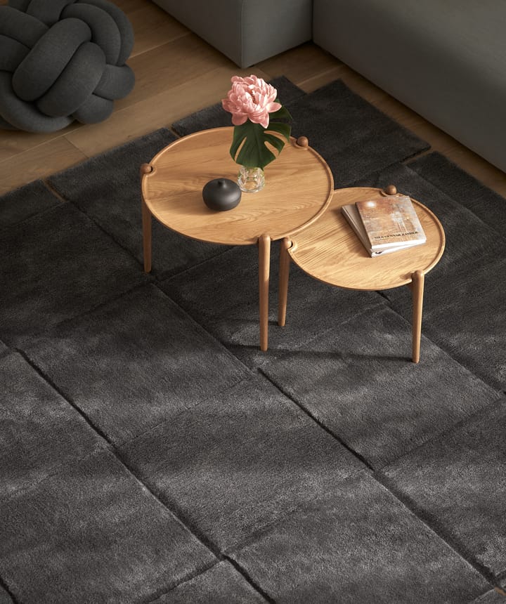Alfombra Basket gris oscuro, 245x245 cm Design House Stockholm