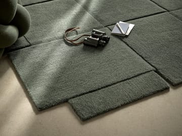 Alfombra Basket verde - 180x180 cm - Design House Stockholm