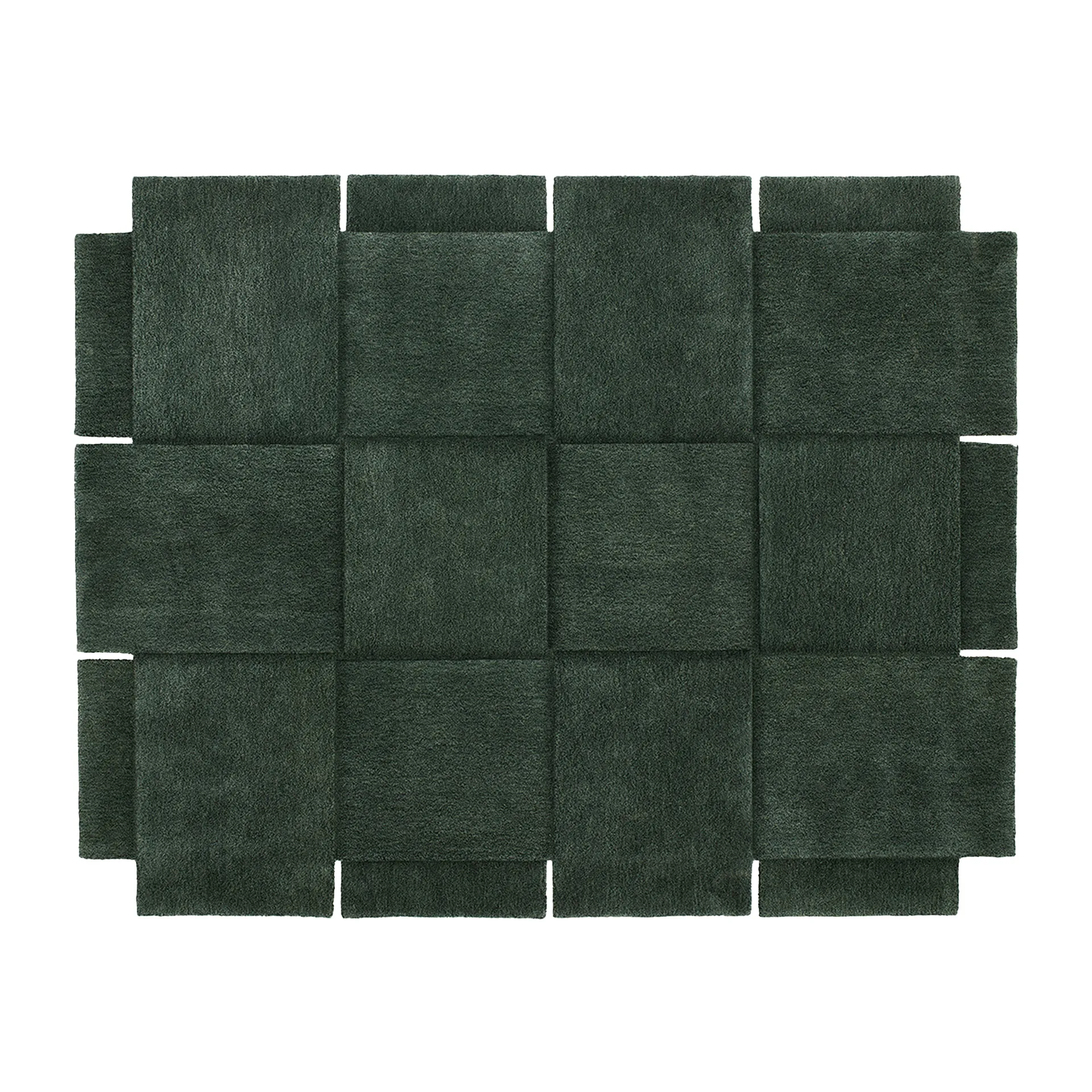 Alfombra Basket verde, 185x240 cm Design House Stockholm