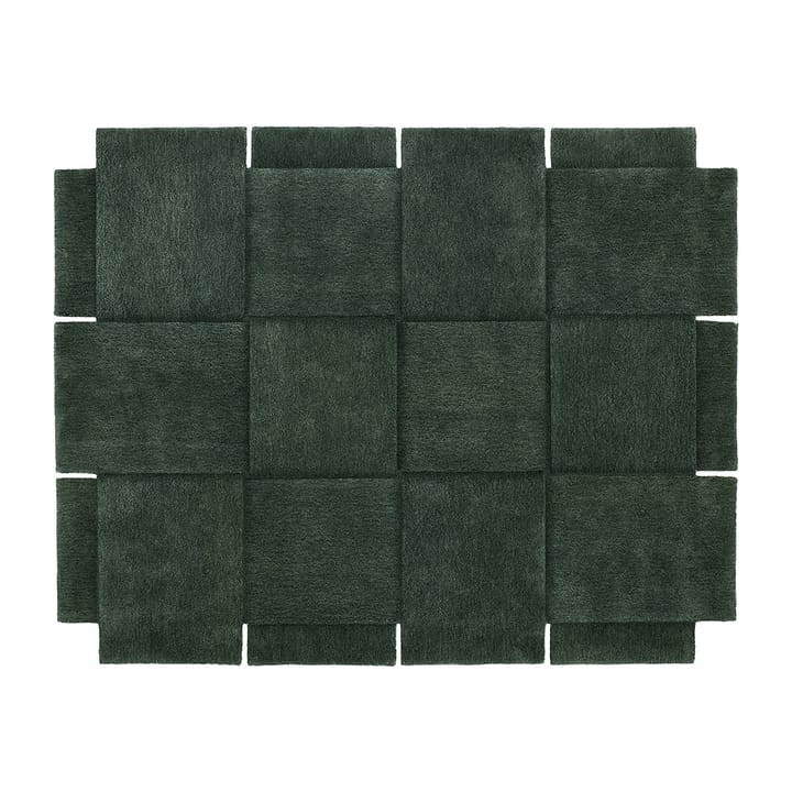 Alfombra Basket verde - 185x240 cm - Design House Stockholm