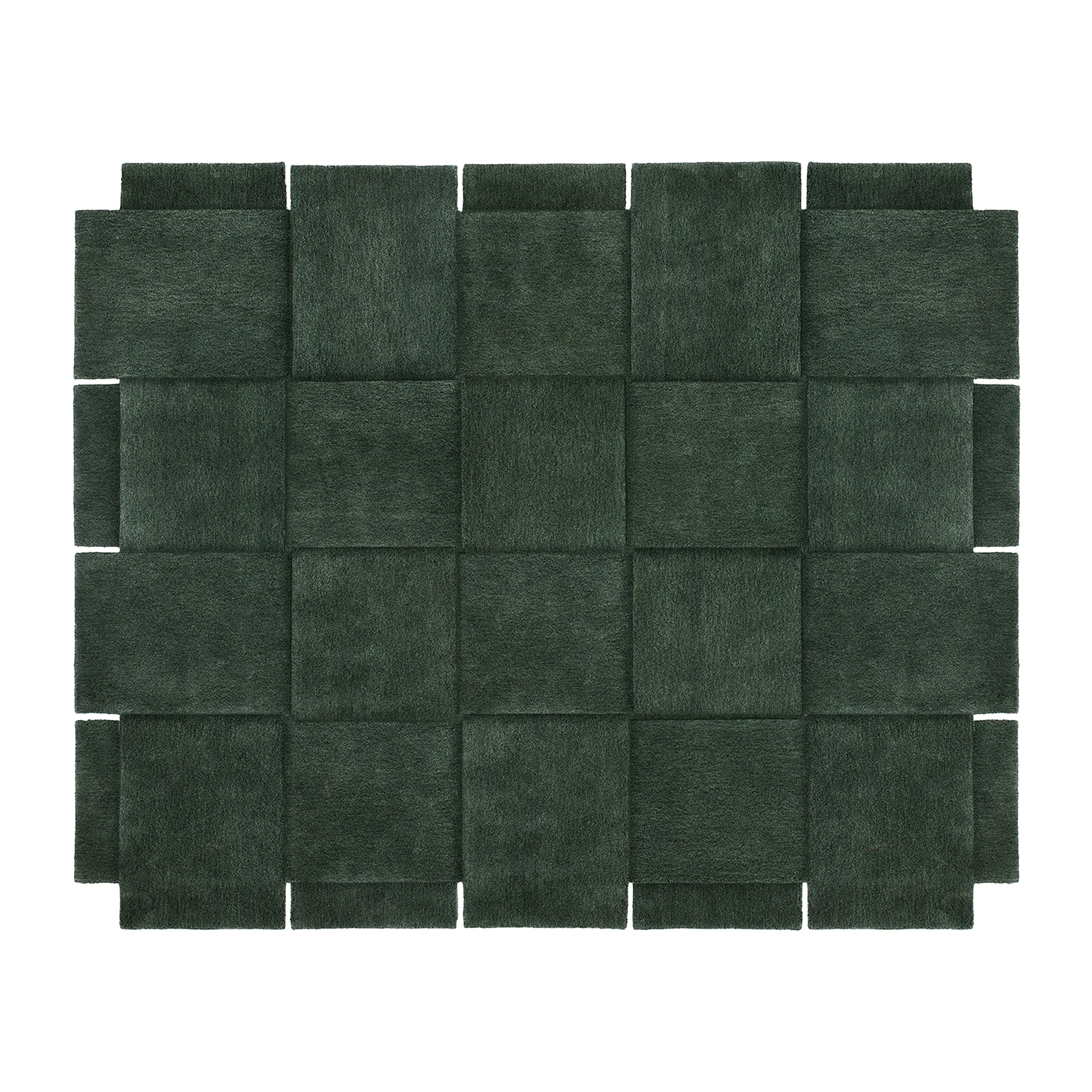 Alfombra Basket verde, 245x300 cm Design House Stockholm