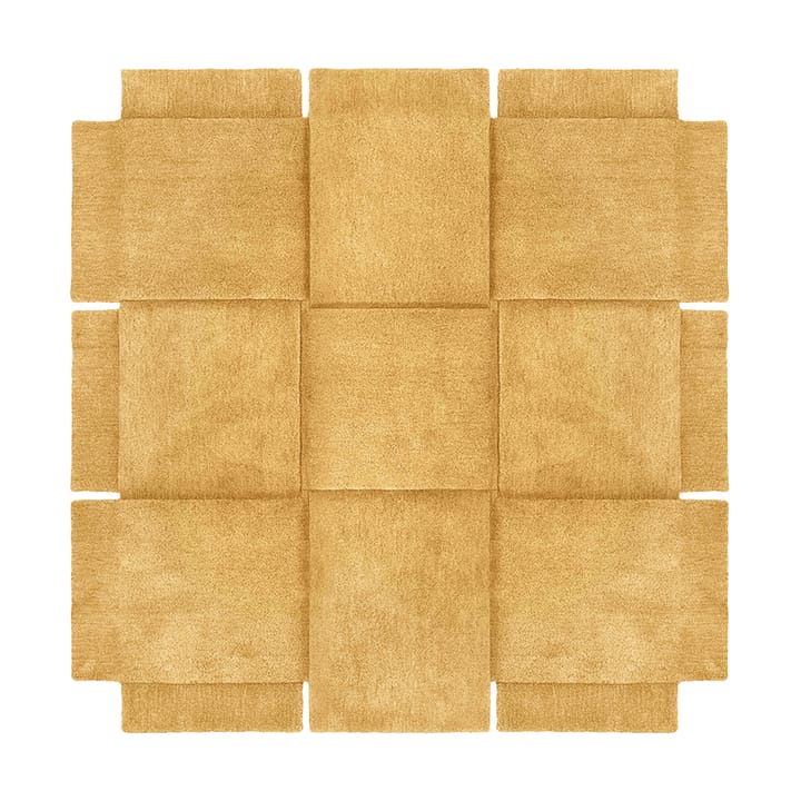 Alfombra Basket yellow ochre - 180x180 cm - Design House Stockholm