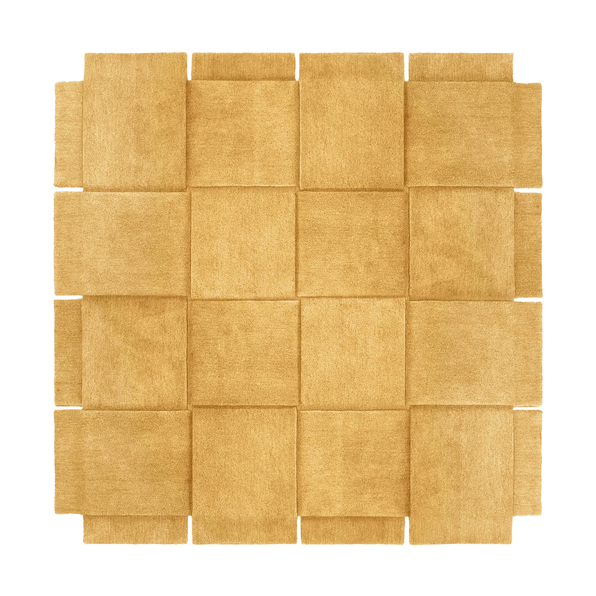 Alfombra Basket yellow ochre, 245x245 cm Design House Stockholm