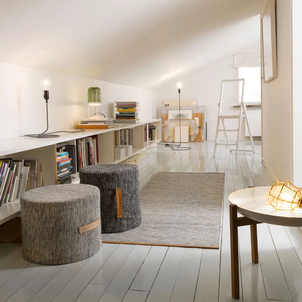 Alfombra Björk verde-offwhite, 80x250 cm  Design House Stockholm