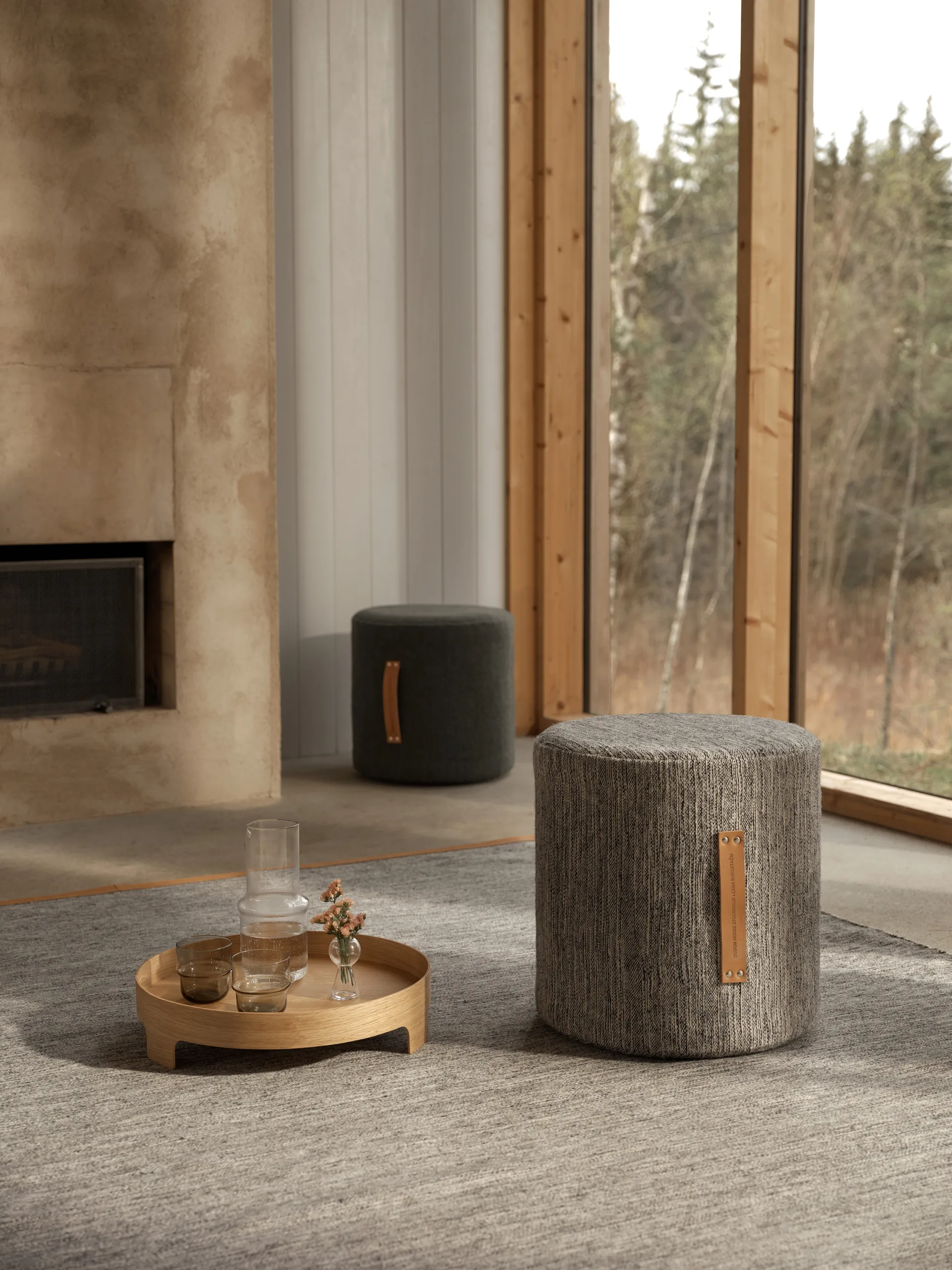 Alfombra Börk grande, gris claro, 200 x 300 cm Design House Stockholm