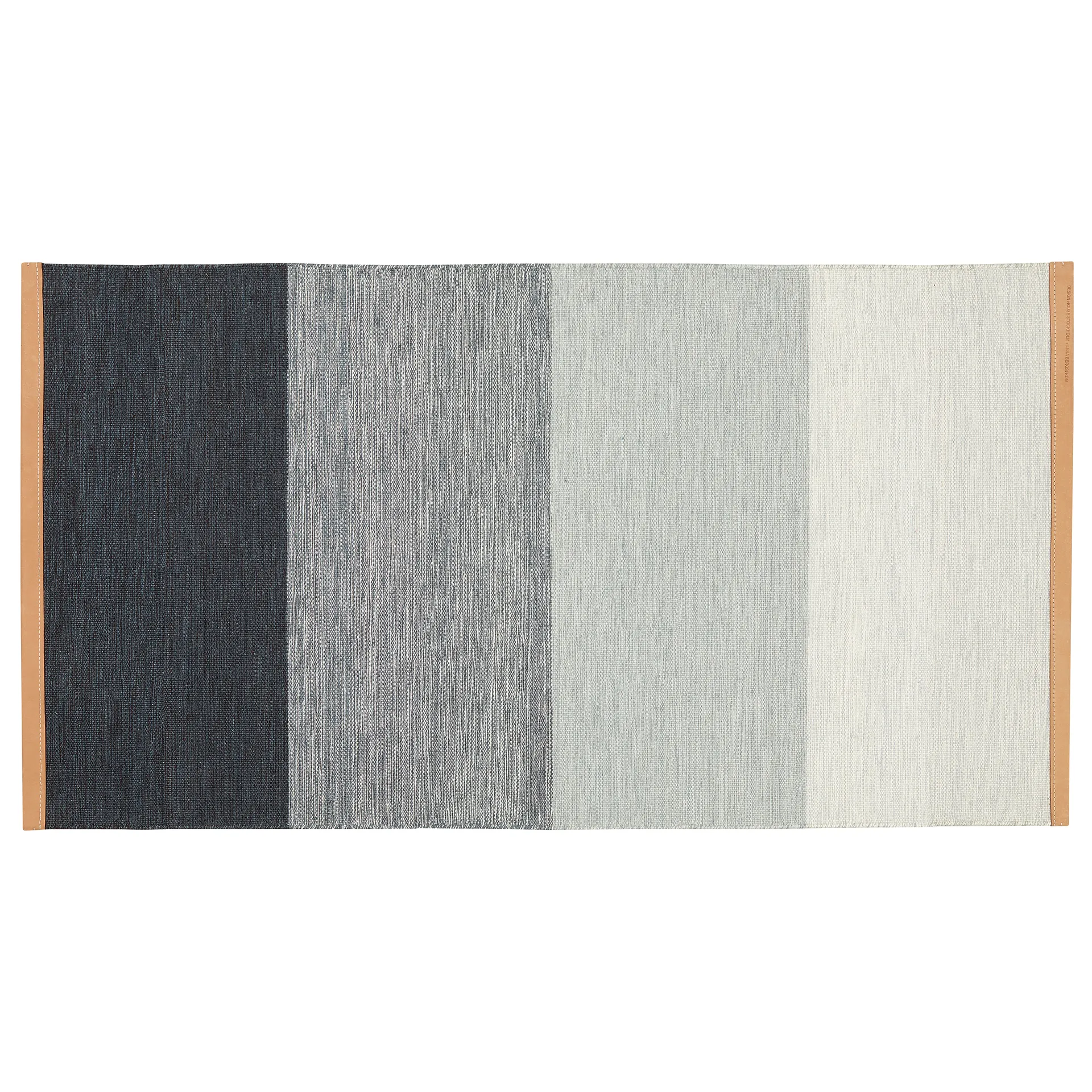 Alfombra Fields, 70x130 cm, Gris-azul Design House Stockholm