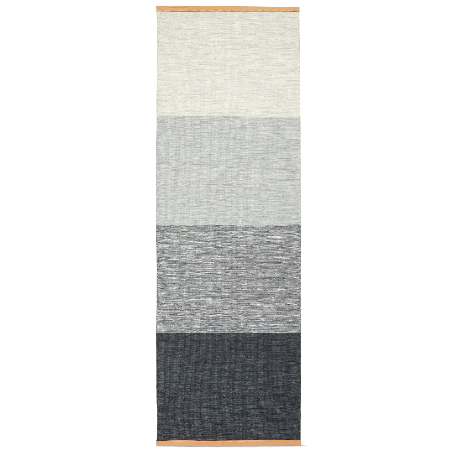 Alfombra Fields, 80x250 cm, Gris-azul Design House Stockholm
