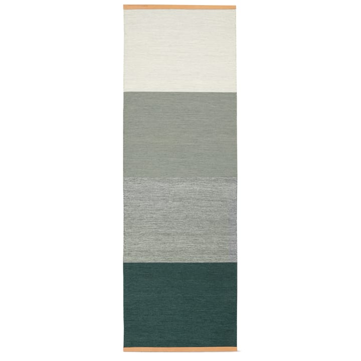 Alfombra Fields, 80x250 cm - Verde-gris - Design House Stockholm