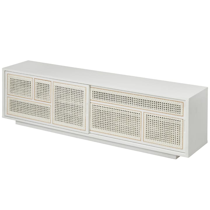 Aparador Air low, Blanco, ratán Design House Stockholm