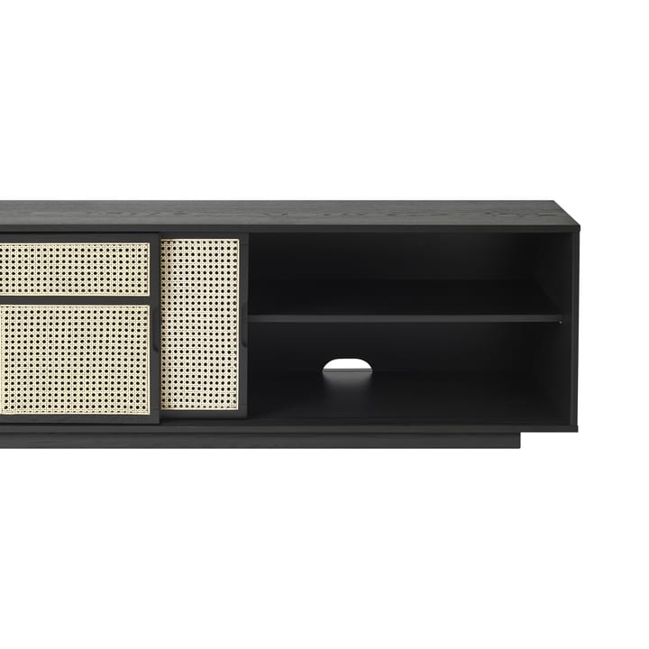 Aparador Air low, Negro, ratán Design House Stockholm