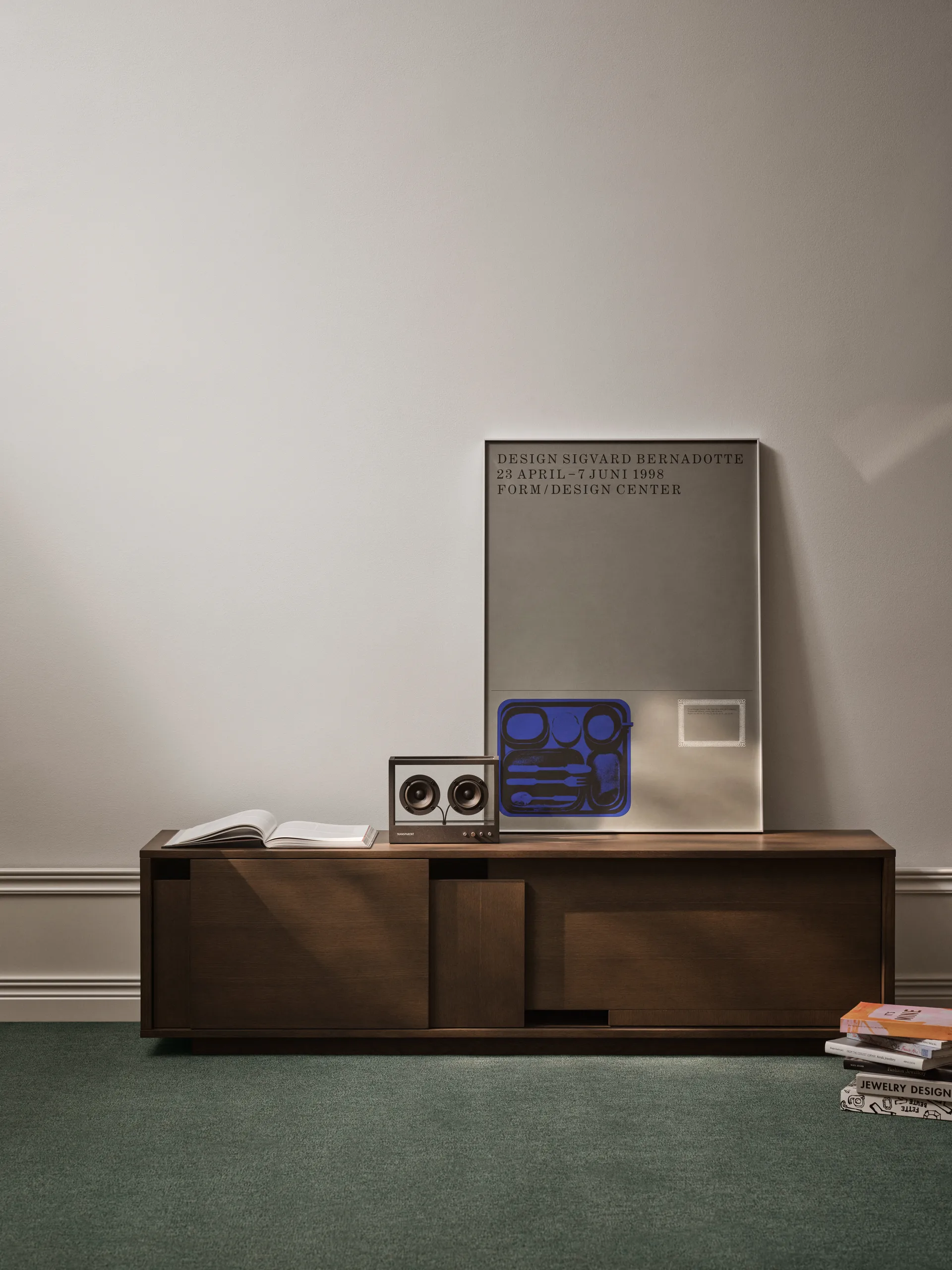 Aparador Layer, Roble oscuro, 180×51 cm Design House Stockholm