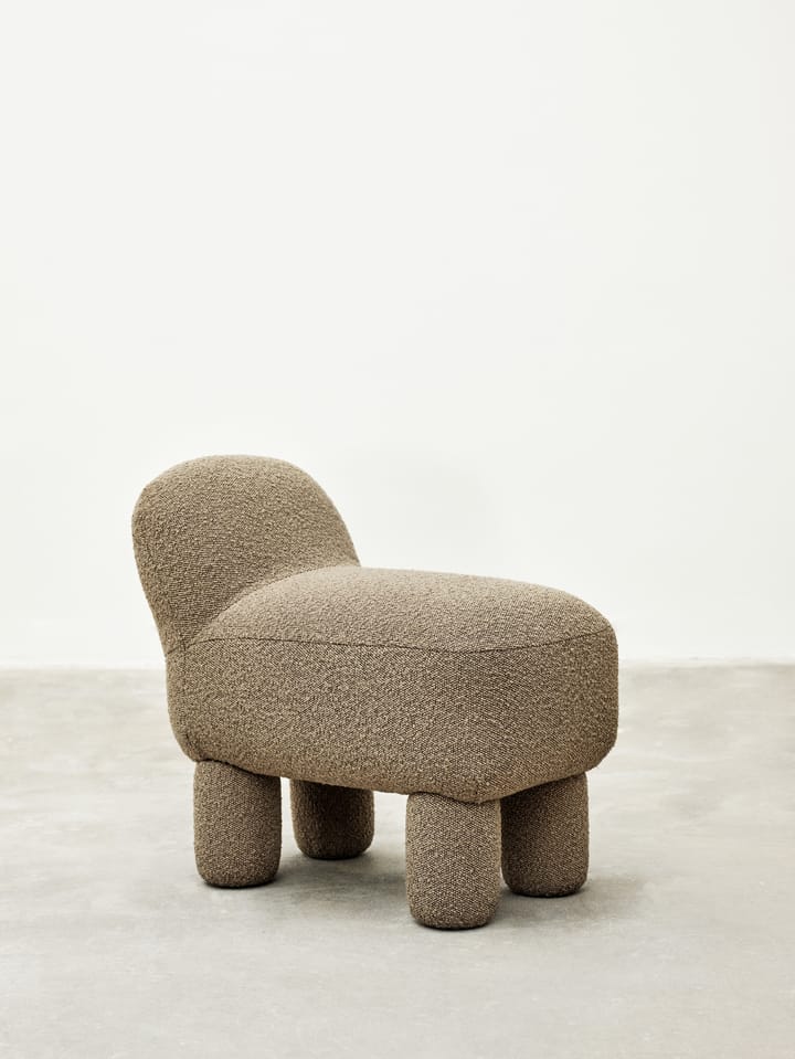 Asiento puff Lulu 36x65 cm, Brown Design House Stockholm