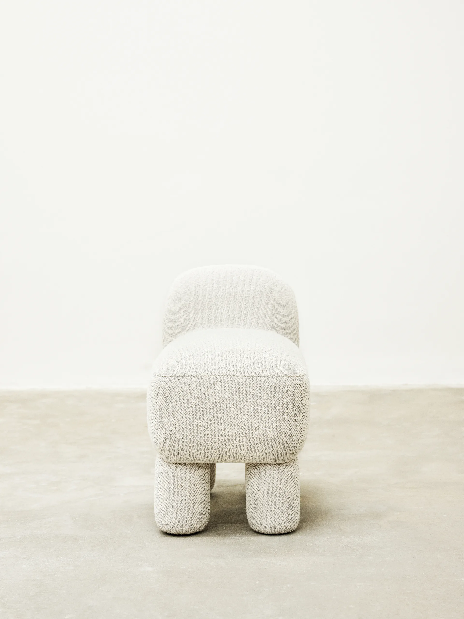 Asiento puff Lulu 36x65 cm, Cream Design House Stockholm