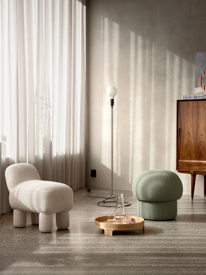 Asiento puff Lulu 36x65 cm, Cream Design House Stockholm