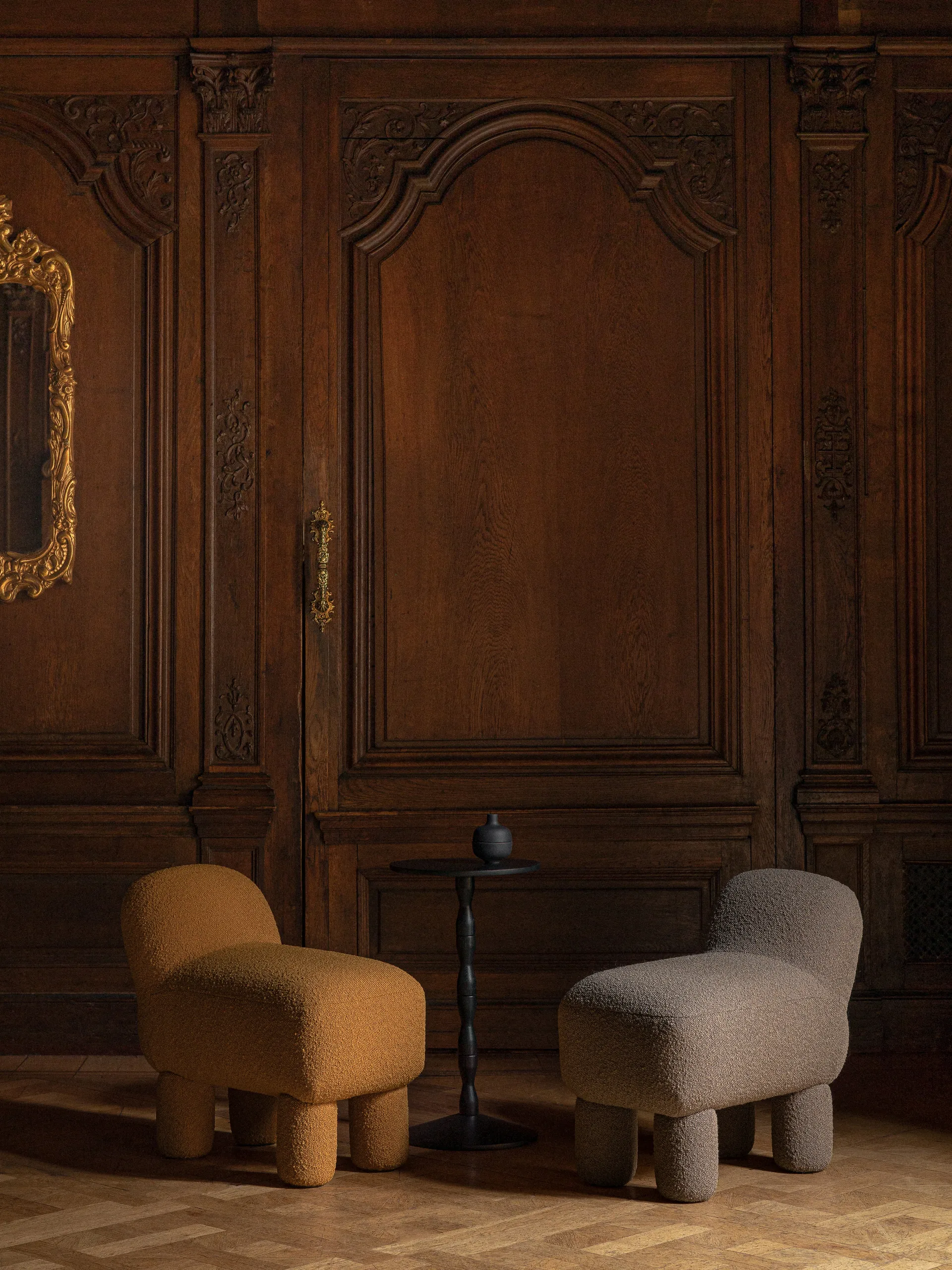 Asiento puff Lulu 36x65 cm, Yellow Design House Stockholm