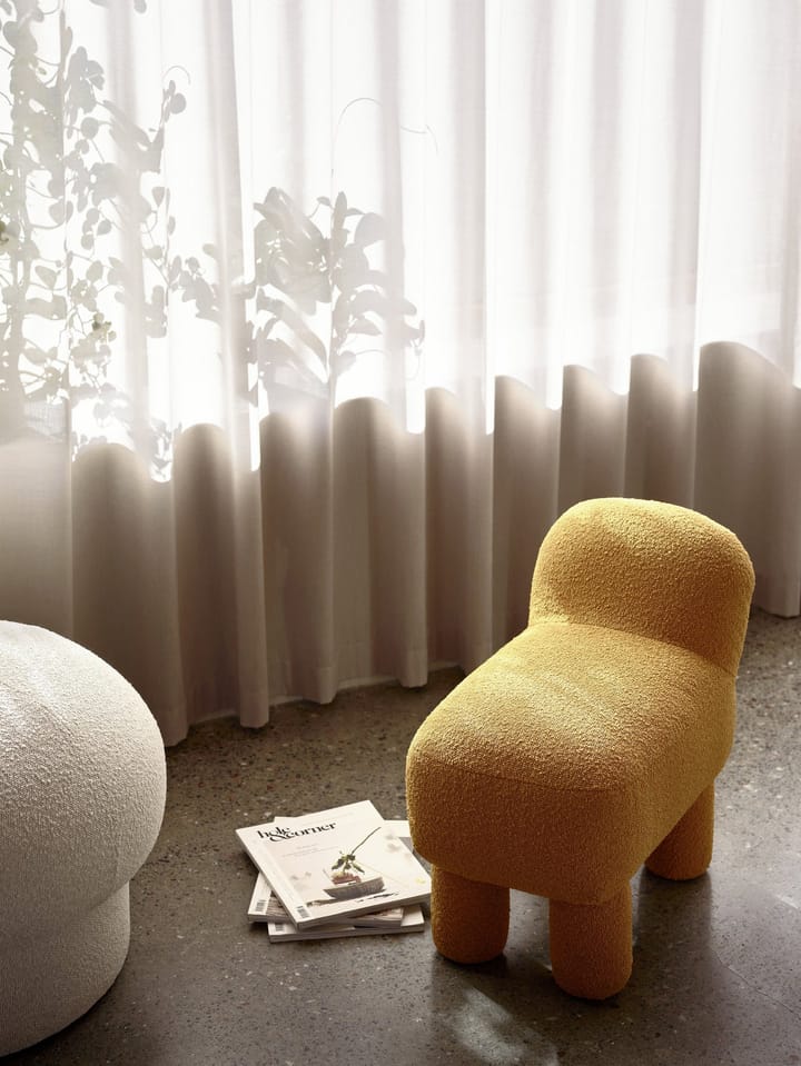 Asiento puff Lulu 36x65 cm, Yellow Design House Stockholm