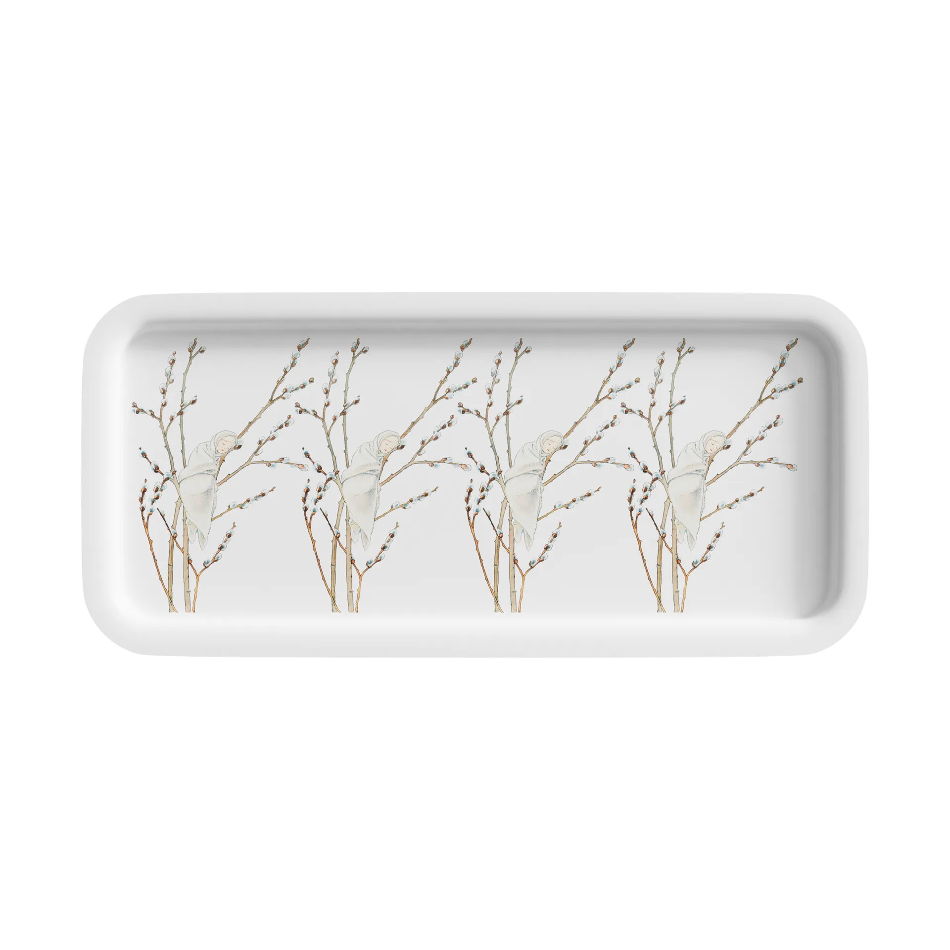Bandeja Little Willow 28x13 cm, Blanco Design House Stockholm